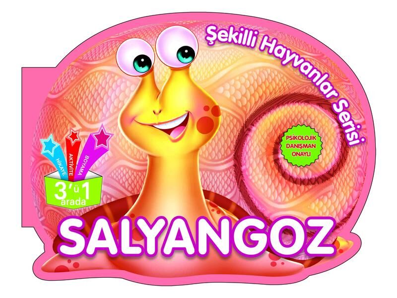 Parıltı Yayıncılık Şekilli Hayvanlar  Salyangoz