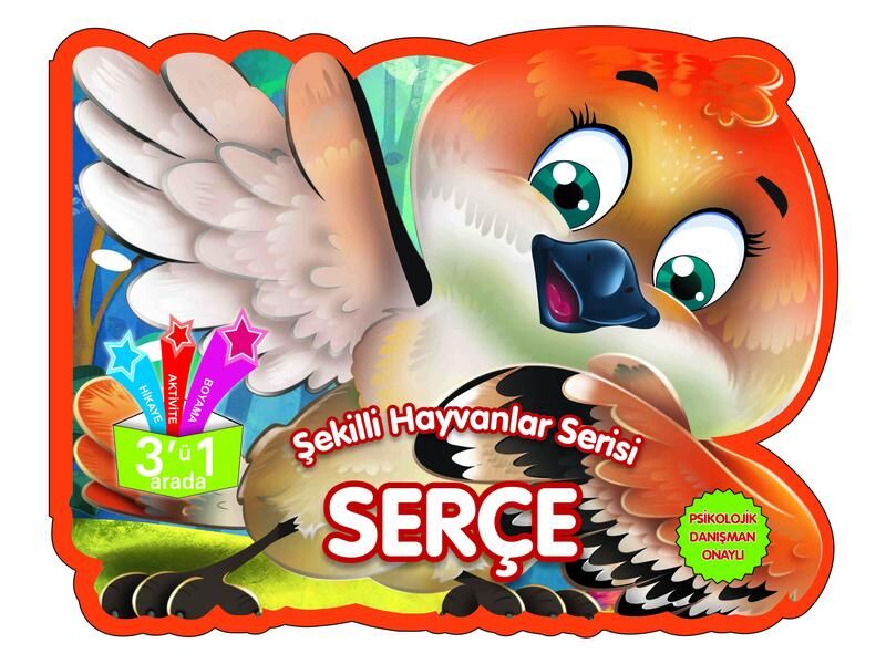 Parıltı Yayıncılık Şekilli Hayvanlar Serçe
