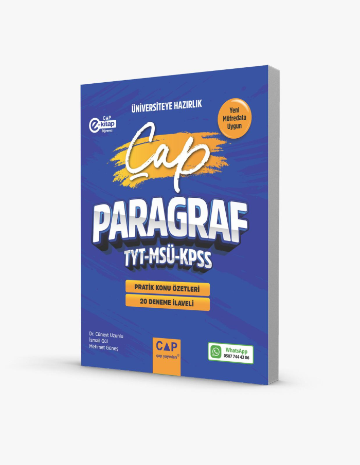 2026 Çap Yayınları Tyt Paragraf Soru Bankası