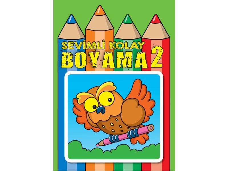 Parıltı Yayıncılık Sevimli Kolay Boyama 2