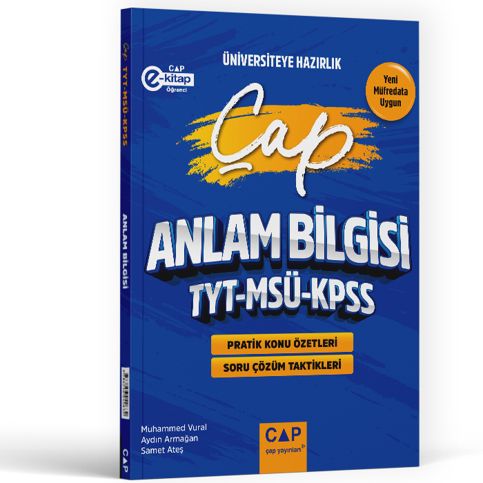 Çap Yayınları Tyt Anlam Bilgisi Soru Bankası 2026