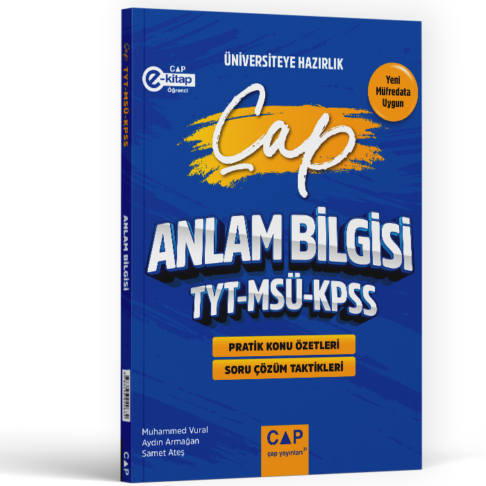 Çap Yayınları Tyt Anlam Bilgisi Soru Bankası 2026