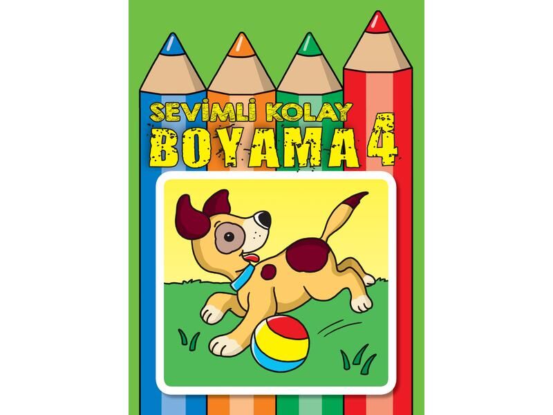 Parıltı Yayıncılık   Sevimli Kolay Boyama 4