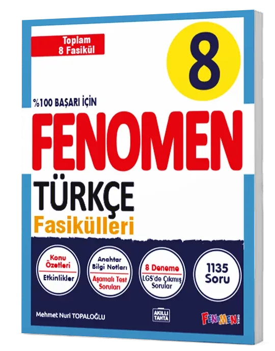 Fenomen Yayıncılık 8.Sınıf Türkçe Fasikülleri 2026
