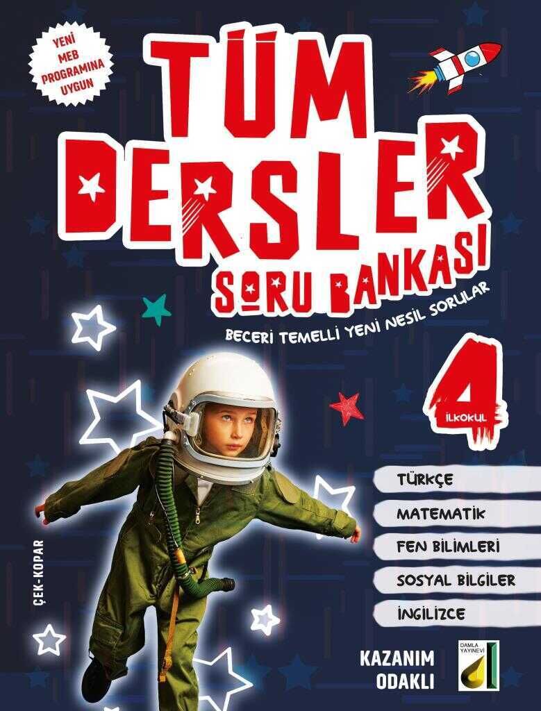 Damla Yayınevi 4.Sınıf Tüm Dersler Soru Bankası