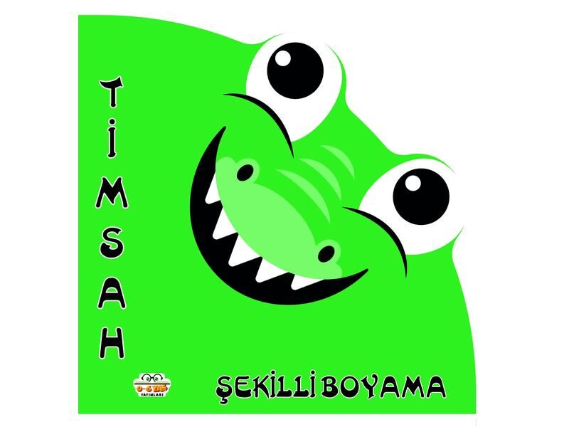 0-6 Yaş Yayınları Şekilli Boyama  Timsah