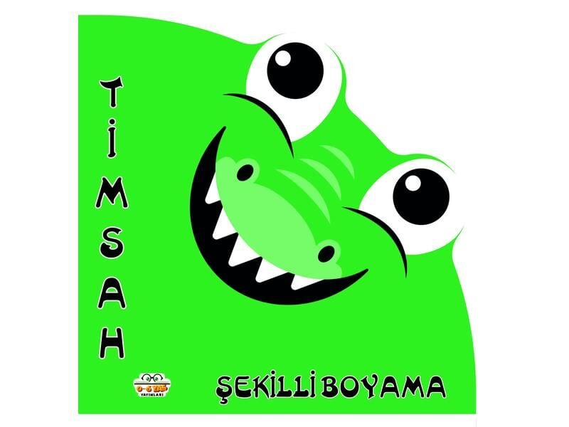 0-6 Yaş Yayınları Şekilli Boyama  Timsah