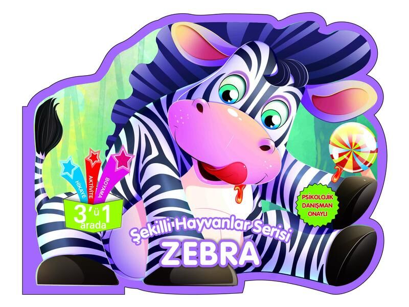 Parıltı Yayıncılık Şekilli Hayvanlar Zebra