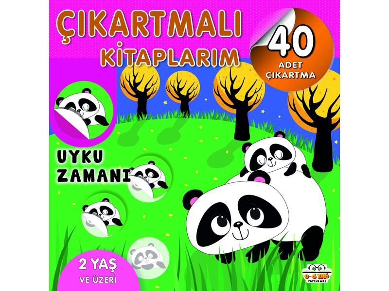 0-6 Yaş Yayınları Çıkartmalı Kitaplarım Uyku Zamanı 2+Yaş