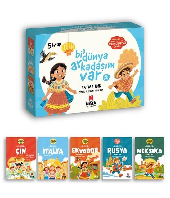 Nista Yayınları Bi' Dünya Arkadaşım Var (5 KİTAP+SK)