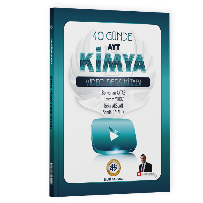 2027 Bilgi Sarmal Yayınları 40 Günde Ayt Kimya Video Ders Kitabı