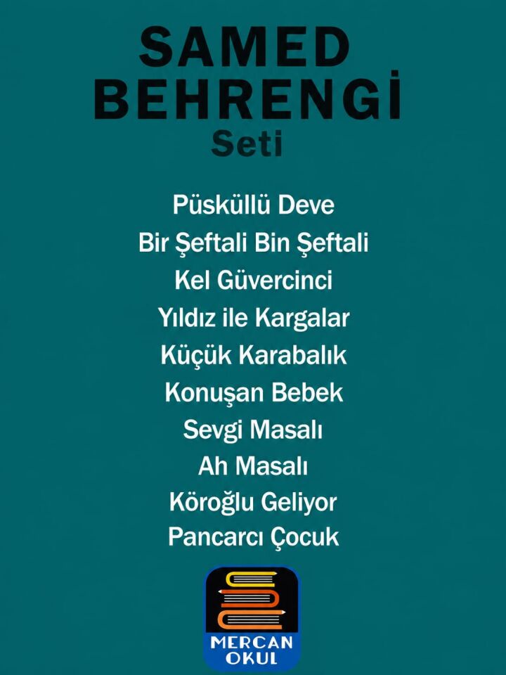 Mercan Okul Yayınları Samed Behrengi Seti 10 Kitap