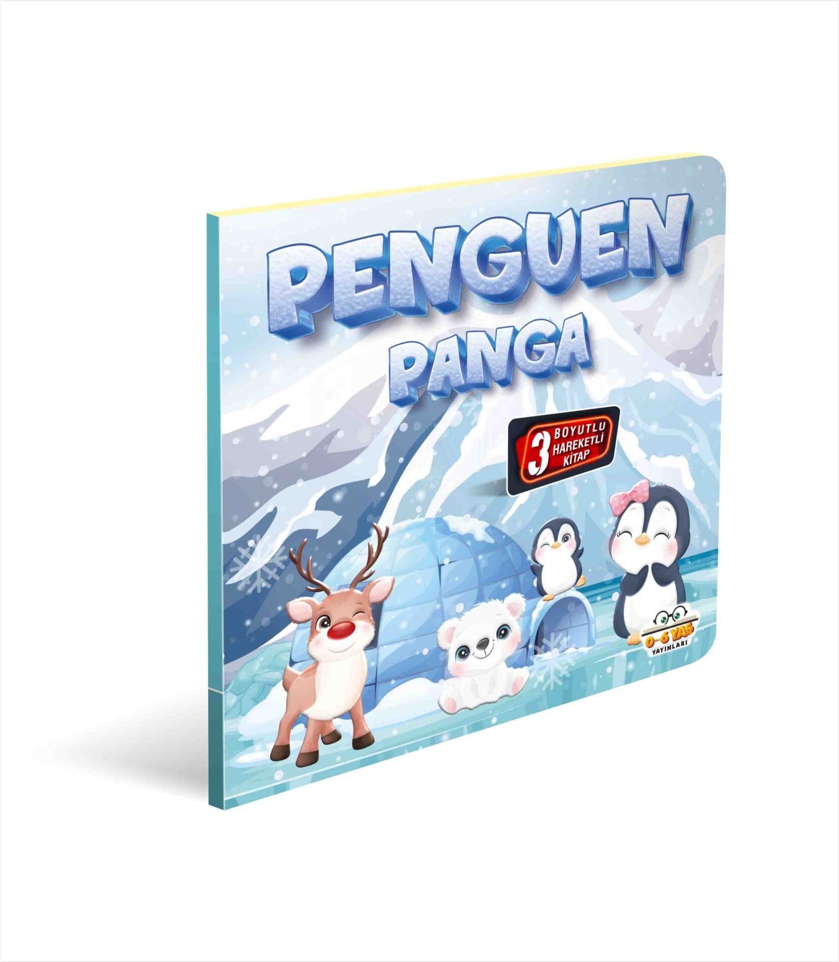 0-6 Yaş Yayınları Hareketli Kitaplar Penguen Panga