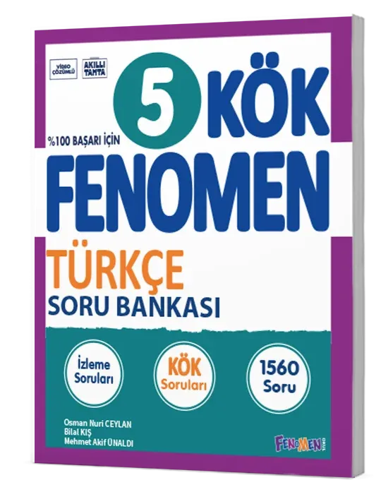 2026 Fenomen Yayıncılık 5.Sınıf Kök Türkçe Soru Bankası