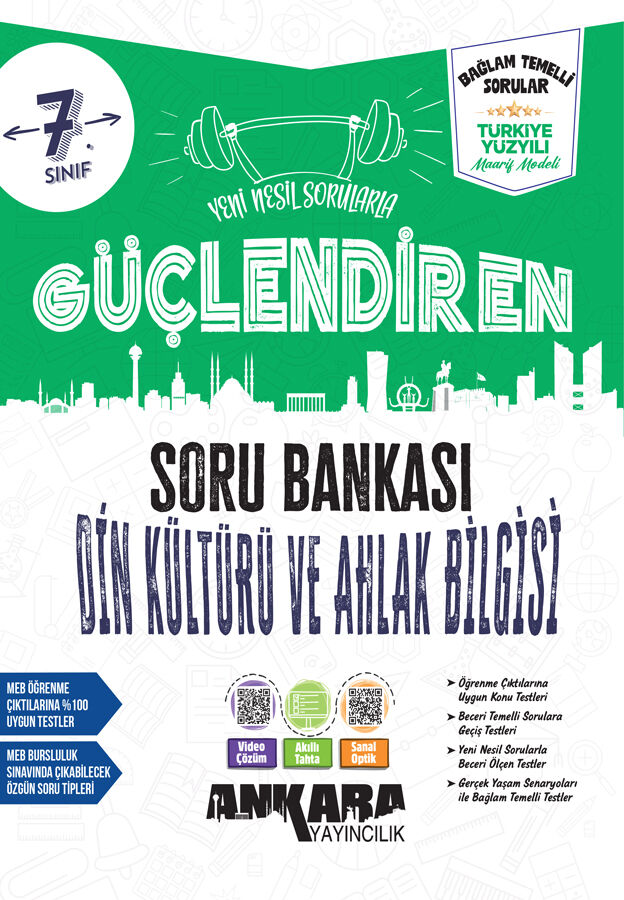 2027 Ankara Yayıncılık 7. Sınıf Güçlendiren Din Kültürü Soru Bankası