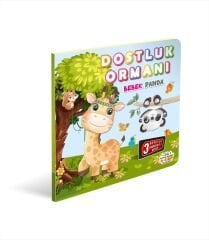 0-6 Yaş Yayınları Hareketli Kitaplar  Dostluk Ormanı Bebek Panda
