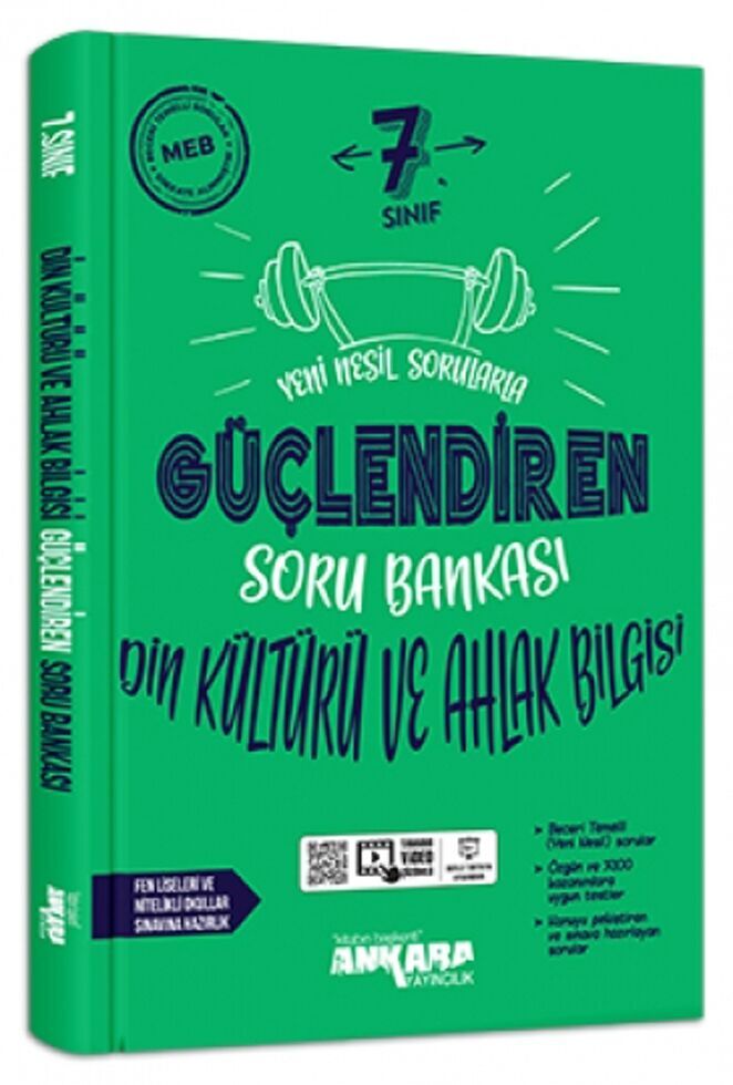 Ankara Yayıncılık 7. Sınıf Güçlendiren Din Kültürü Soru Bankası