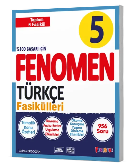 2026 Fenomen Yayıncılık 5.Sınıf Türkçe Fasikülleri 5 Kitap