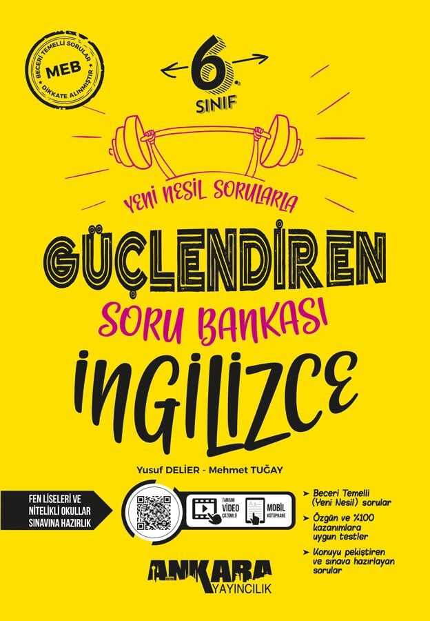 Ankara Yayıncılık 6. Sınıf Güçlendiren İngilizce Soru Bankası