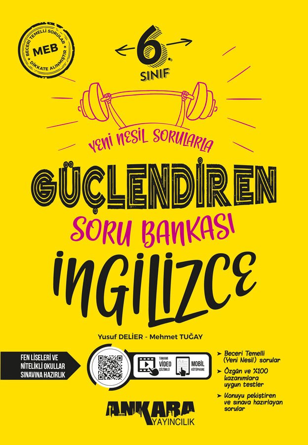 2026 Ankara Yayıncılık 6. Sınıf Güçlendiren İngilizce Soru Bankası