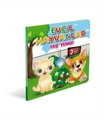 0-6 Yaş Yayınları Hareketli Kitaplar  Evcil Hayvanlar Kuş Yuvası