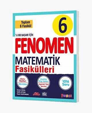 2026 Fenomen Yayıncılık 6.Sınıf Matematik Fasikülleri 6 Kitap