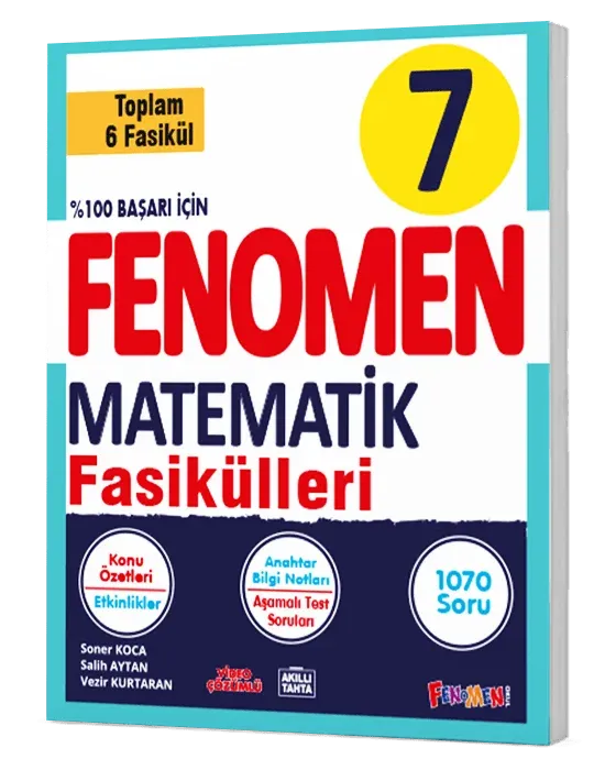 2026 Fenomen Yayıncılık 7.Sınıf Matematik Fasikülleri 6 Kitap