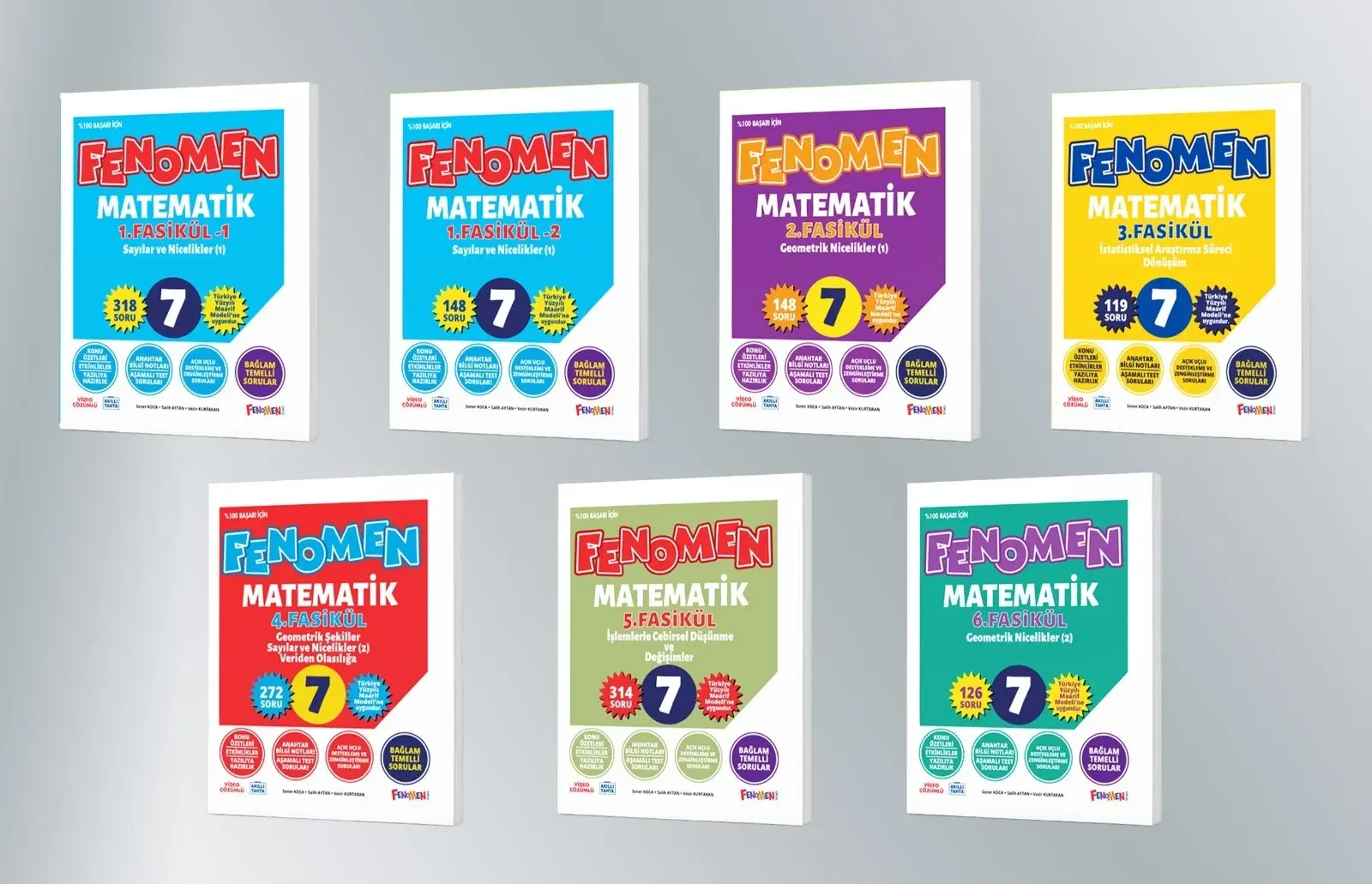 2027 Fenomen Yayıncılık 7.Sınıf Matematik Fasikülleri 7 Kitap