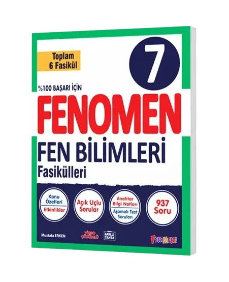 2026 Fenomen Yayıncılık 7.Sınıf Fen Bilimleri Fasikülleri 6 Kitap