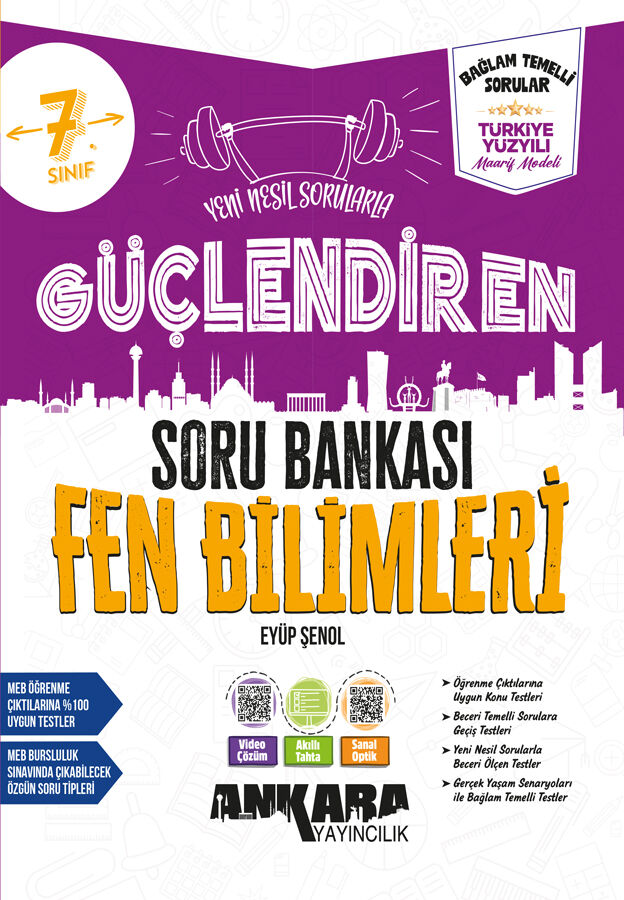 2027 Ankara Yayıncılık 7. Sınıf Güçlendiren Fen Bilimleri Soru Bankası
