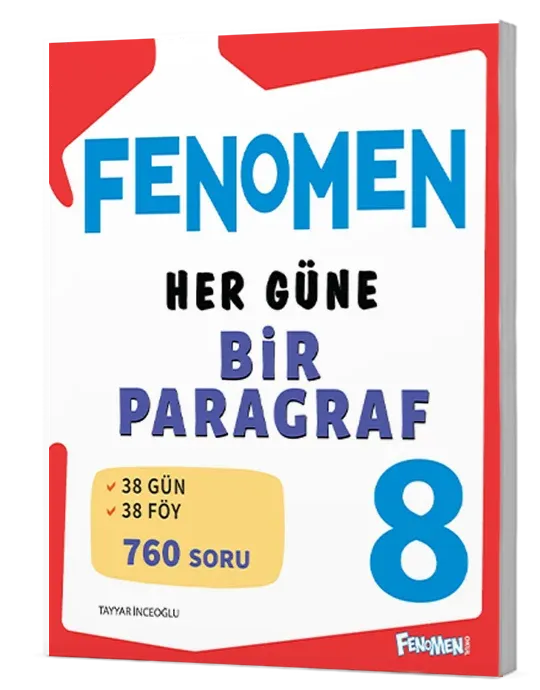 2026 Fenomen Yayıncılık 8.Sınıf Her Güne Bir Paragraf