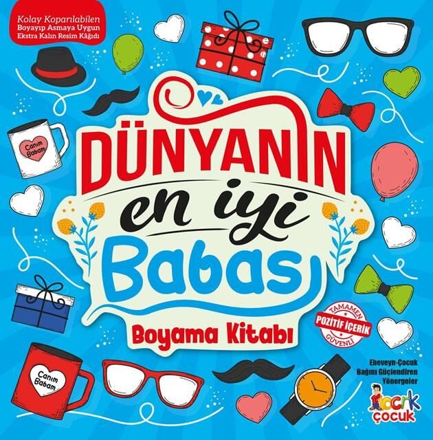 Bıcırık Çocuk Yayınları Dünyanın En İyi Babası Boyama Kitabı 60 Sayfa