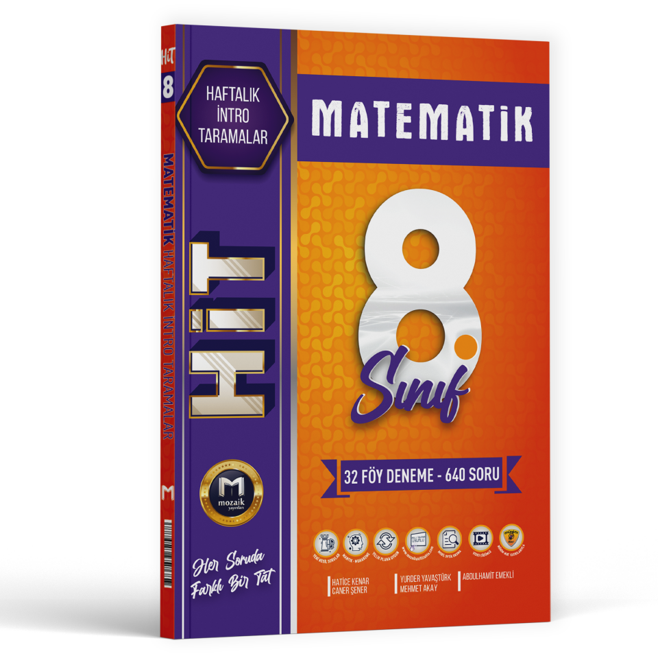 2026 Mozaik Yayınları 8.Sınıf Matematik Hit 32 Li Deneme