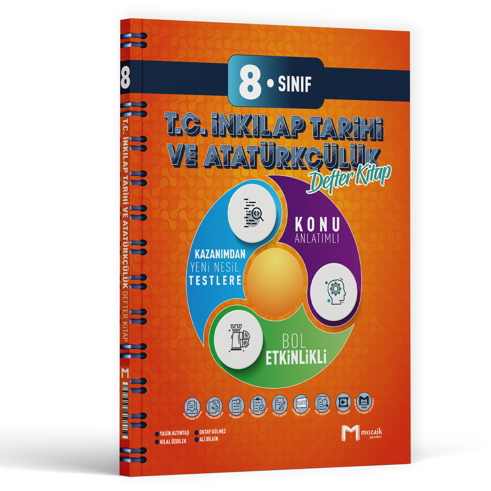 2026 Mozaik Yayınları 8.Sınıf İnkilap Tarihi Defter Kitap