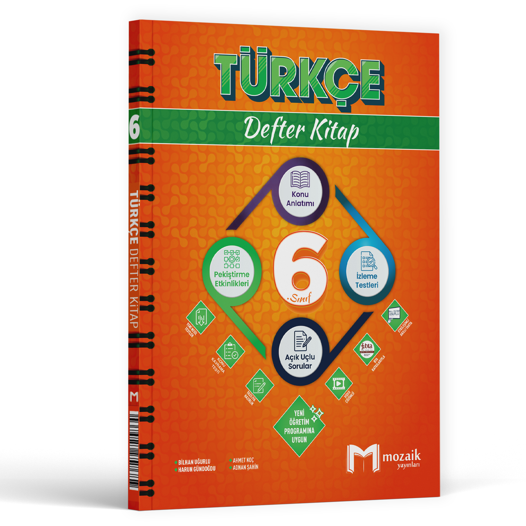 2026 Mozaik Yayınları 6.Sınıf Türkçe Defter Kitap