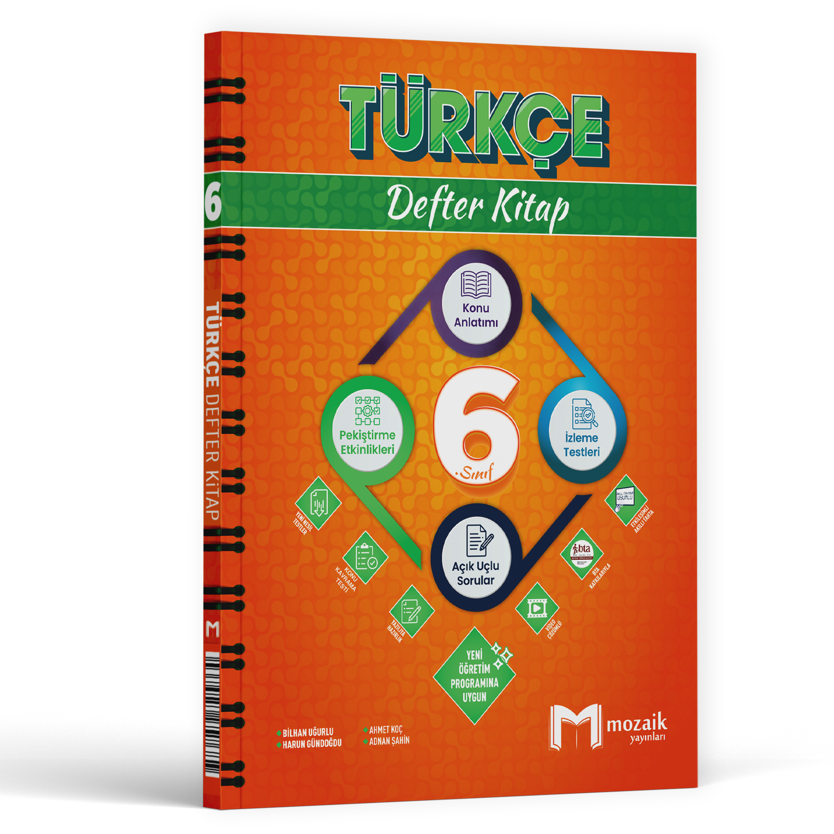 2026 Mozaik Yayınları 6.Sınıf Türkçe Defter Kitap