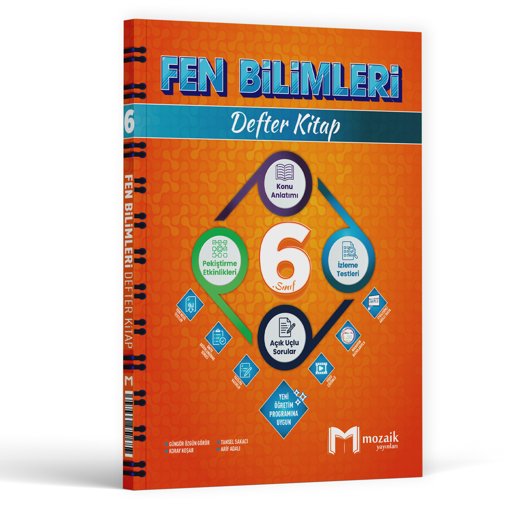 2026 Mozaik Yayınları 6.Sınıf Fen Bilimleri Defter Kitap