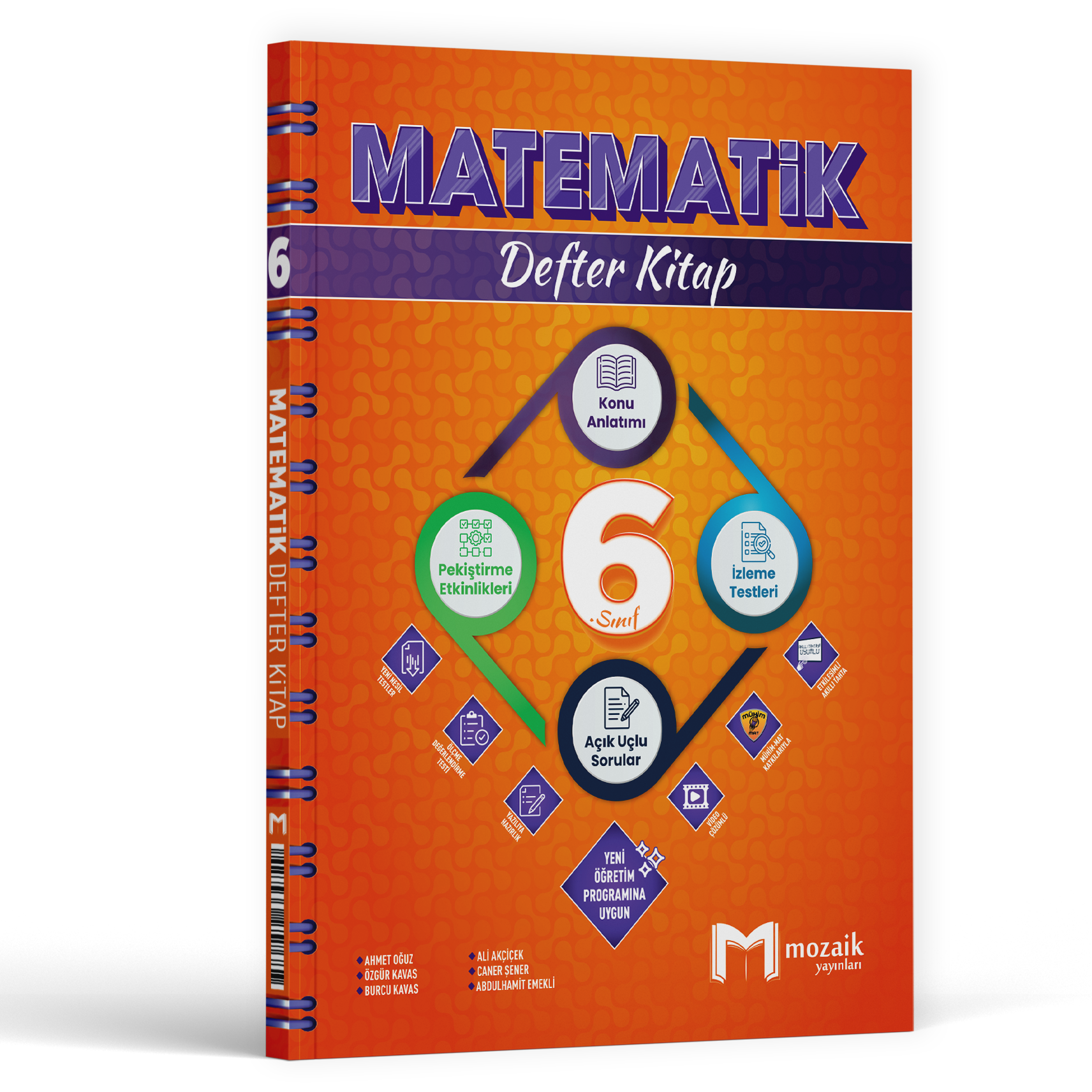 2026 Mozaik Yayınları 6.Sınıf Matematik Defter Kitap