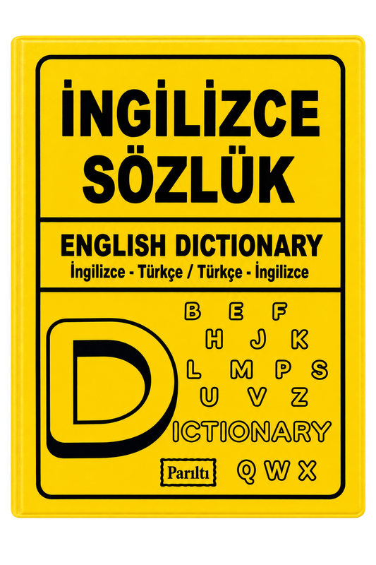 Parıltı Yayıncılık İngilizce Sözlük Biala Kapak 1. Hamur