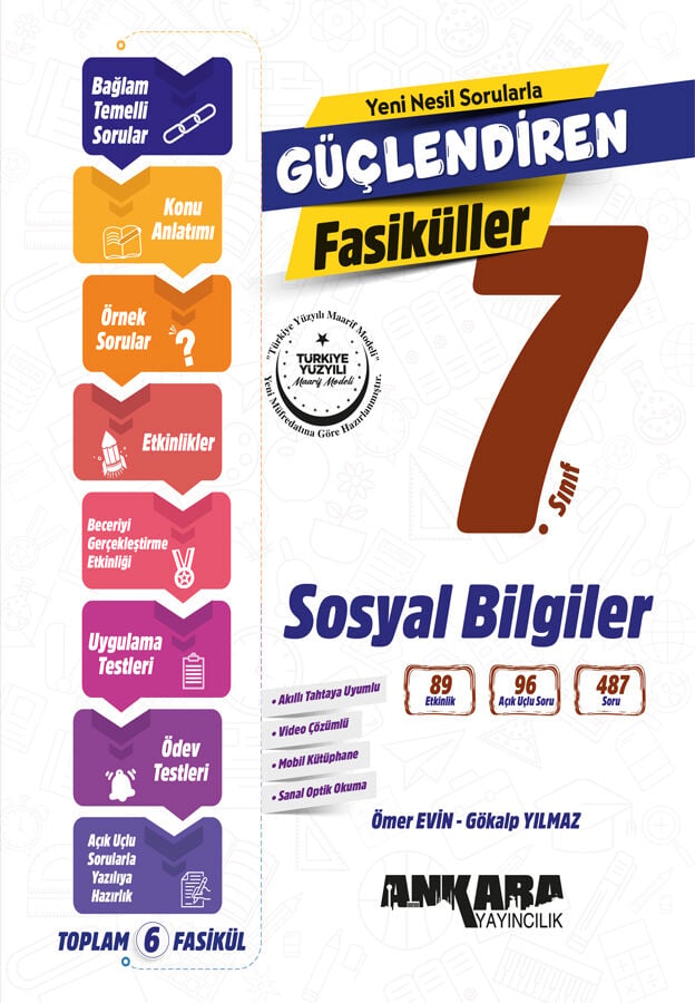2027 Ankara Yayıncılık 7.Sınıf Sosyal Bilgiler Güçlendiren Fasiküler