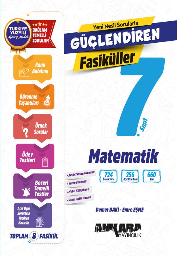 2027 Ankara Yayıncılık 7.Sınıf Matematik Güçlendiren Fasiküller