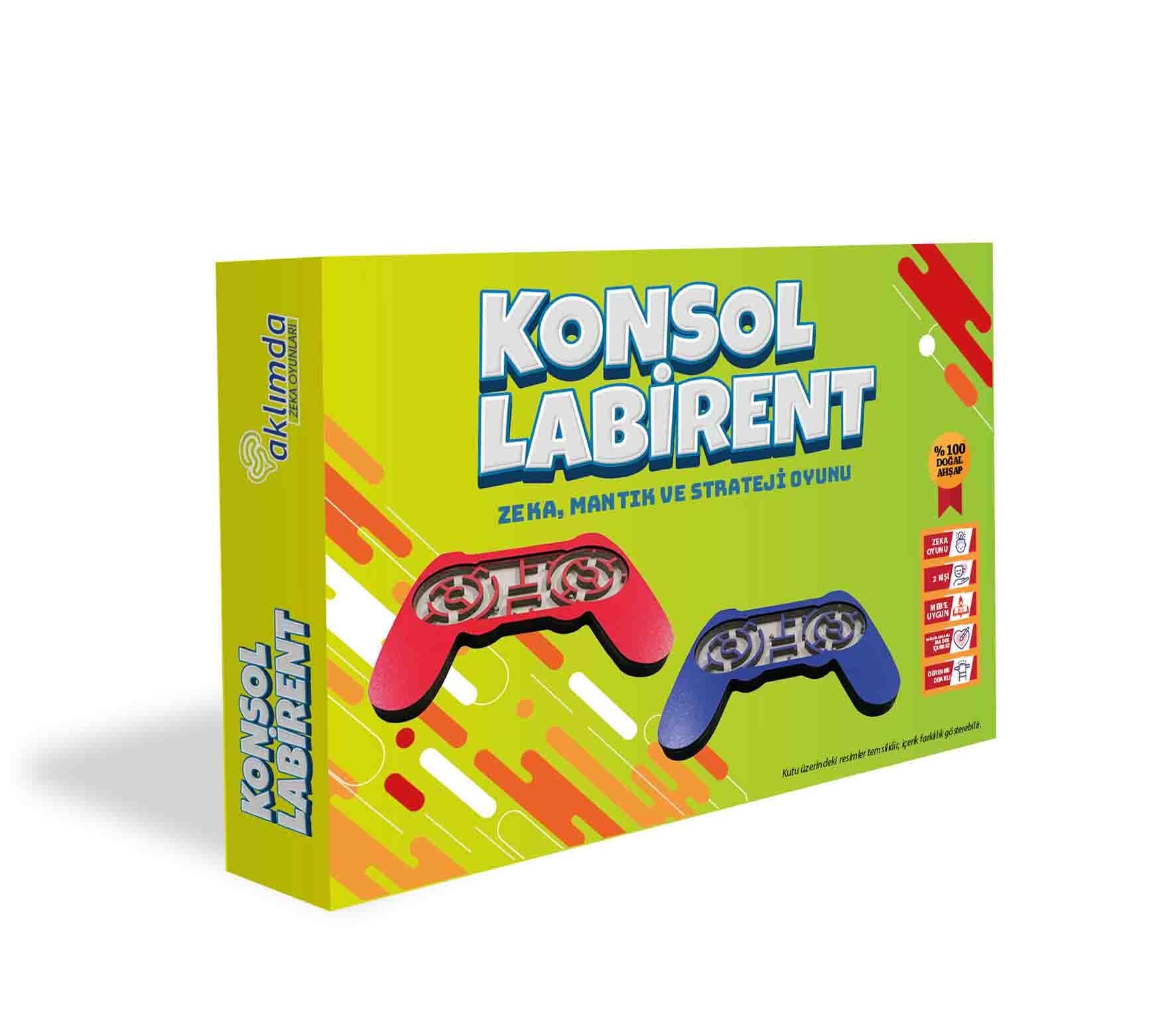 Aklımda Zeka Oyunları Konsol Labirent Ahşap