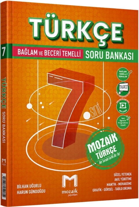 2027 Mozaik Yayınları 7.Sınıf Türkçe Soru Bankası