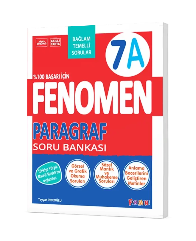 2027 Fenomen 7. Sınıf Paragraf Soru Bankası (A)