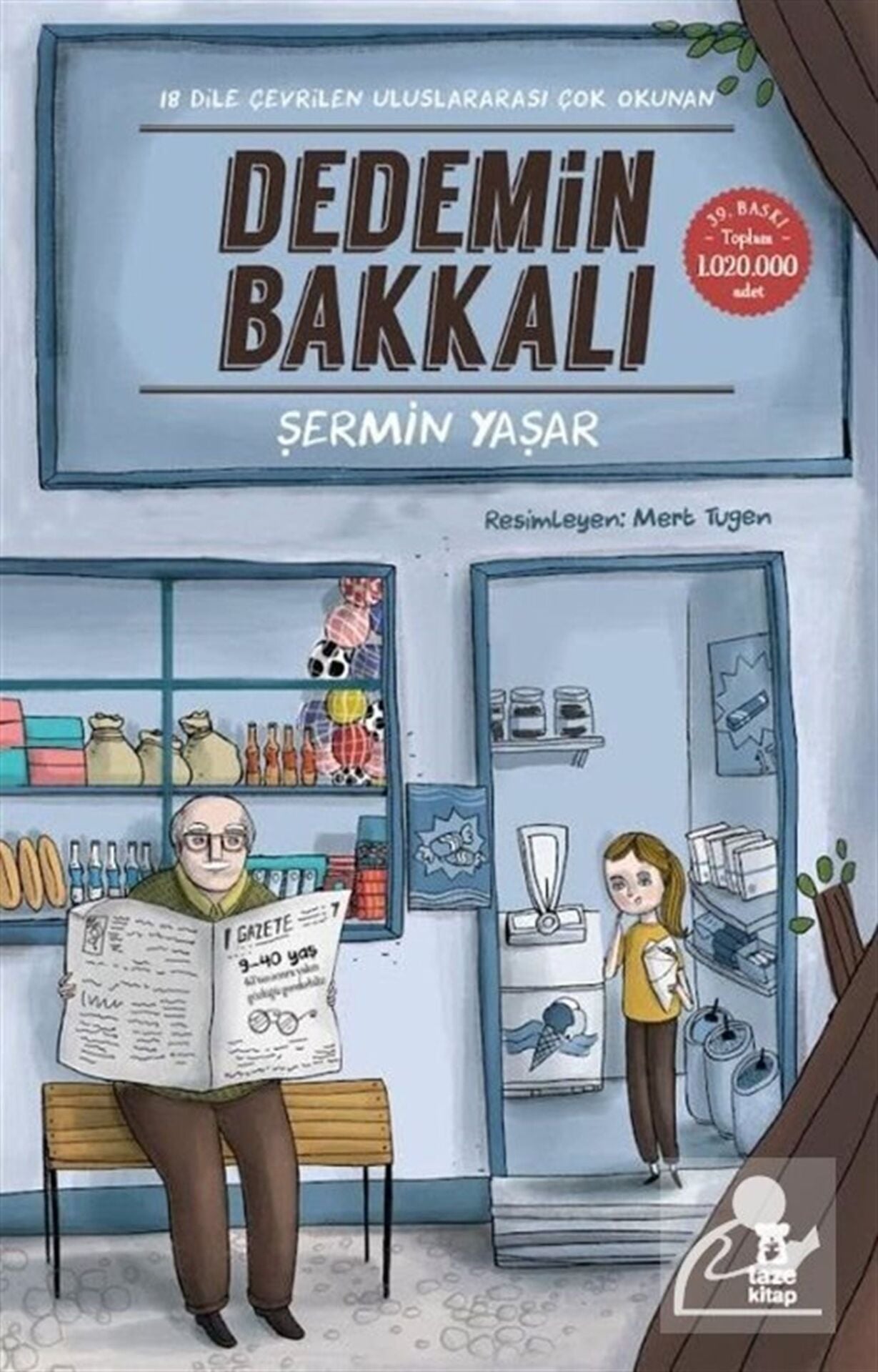Taze Kitap Dedemin Bakkalı Karton Kapak - Şermin Yaşar