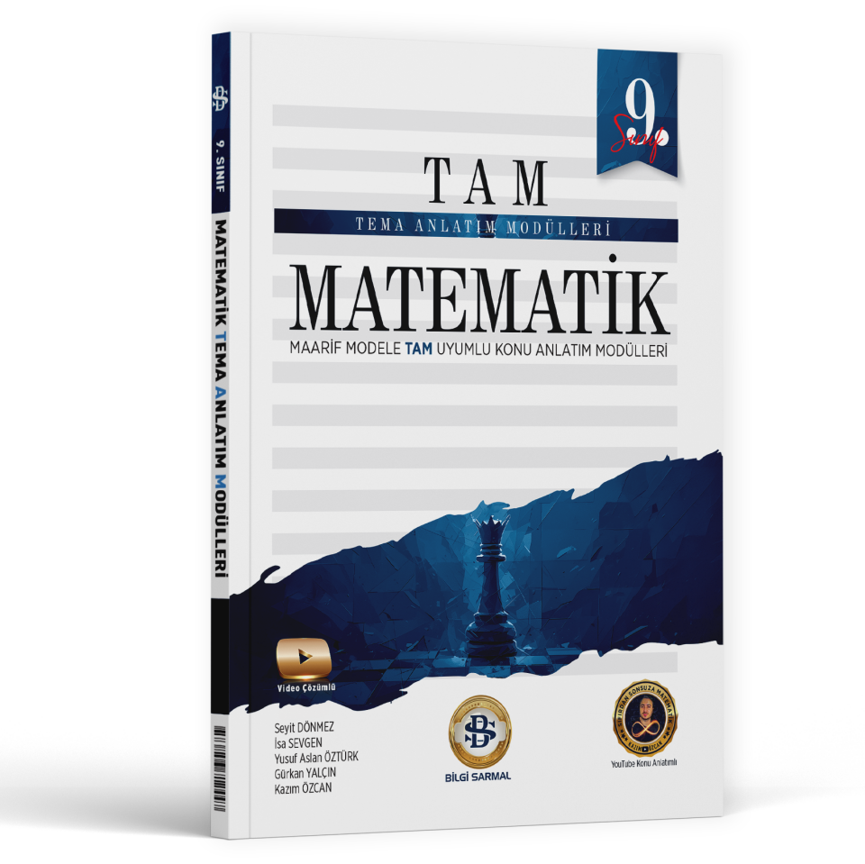 2027 Bilgi Sarmal Yayınları 9.Sınıf Tam Matematik Tema Mödüler Konu Anlatım Fasikül Seti