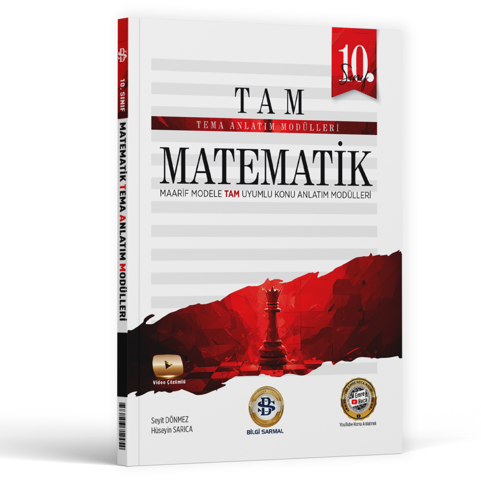 2027 Bilgi Sarmal Yayınları 10.Sınıf Tam Matematik Tema Mödüler Konu Anlatım Fasikül Seti