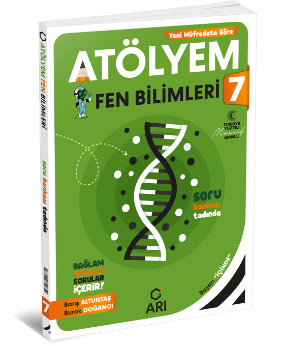 2027 Arı Yayıncılık 7.Sınıf Fen Bilimleri Atölyem Soru Bankası Bağlam Temelli