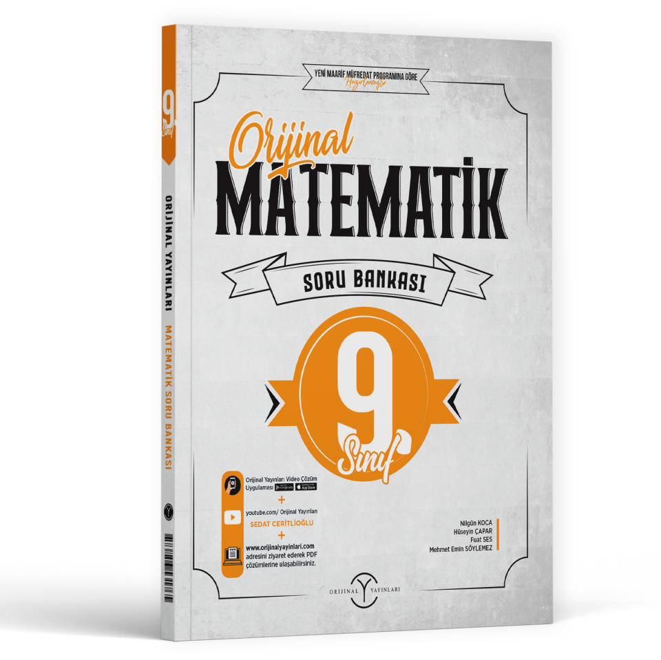 2027 Orijinal Yayınları 9.Sınıf Matematik Soru Bankası
