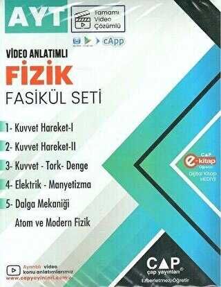 Çap Yayınları Ayt Fizik Fasikül Seti 2026